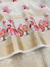 Radhika By Jr Heavy Lilan Cotton Silk With Embrodery Work Saree Online Wholesale